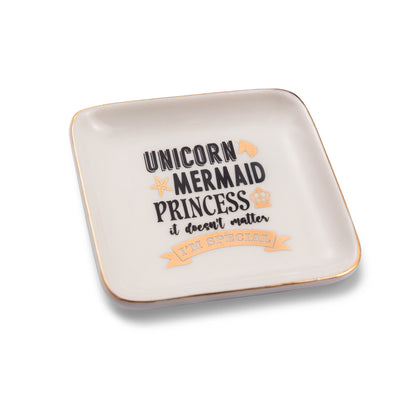 Unicorn It Doesn't Matter I'm Special Ceramic Trinket Tray