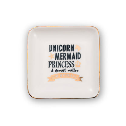 Unicorn It Doesn't Matter I'm Special Ceramic Trinket Tray