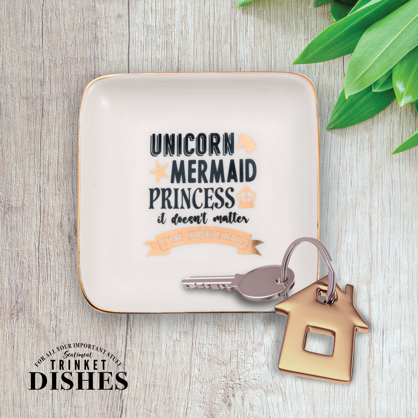 Unicorn It Doesn't Matter I'm Special Ceramic Trinket Tray