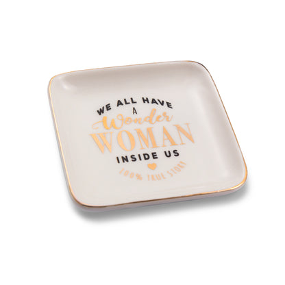 We All Have Wonder Woman Inside Us Ceramic Trinket Tray