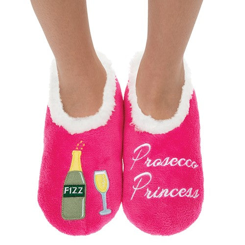 Snoozies! Pink Prosecco Princess Ladies Small