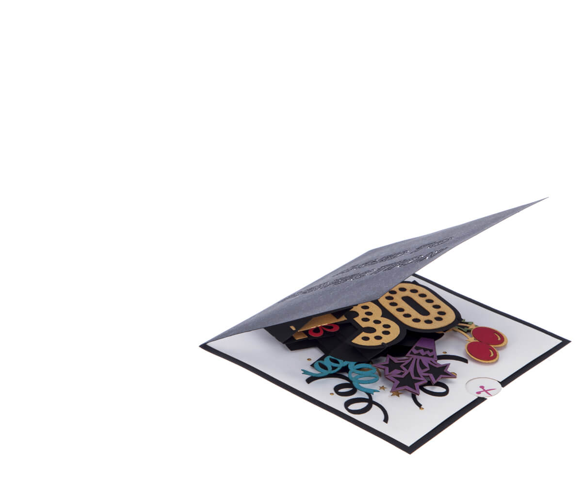 Aged To Perfection 30 Pop-Up Birthday Greeting Card Blank Inside