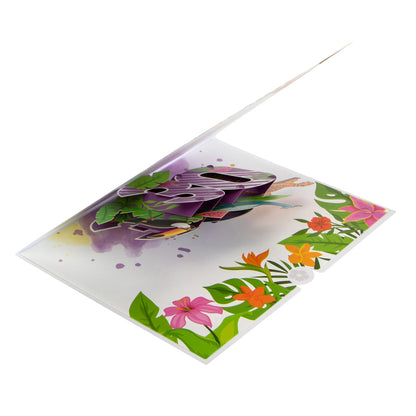Tropical 30th Birthday Pop Up Greeting Card