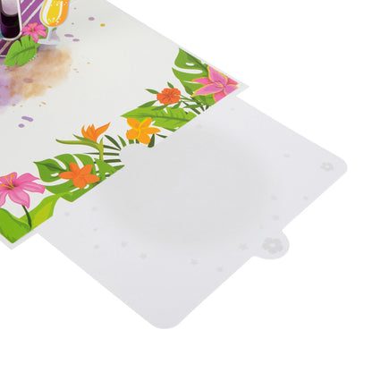 Tropical 30th Birthday Pop Up Greeting Card
