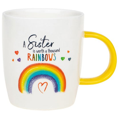 A Sister Is Worth A Thousand Rainbows Rainbow Mug In A Gift Box