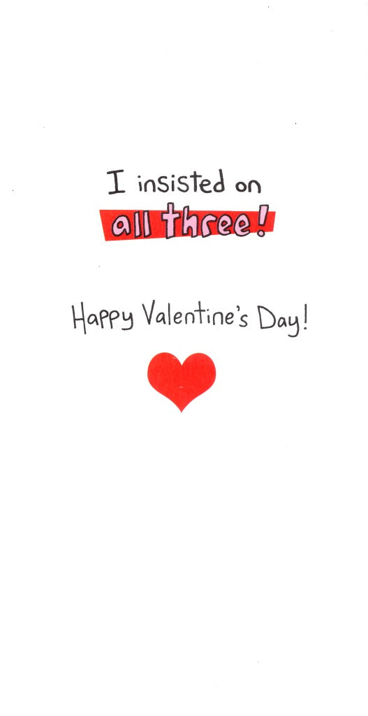 Funny Valentine's Day Card With Badge