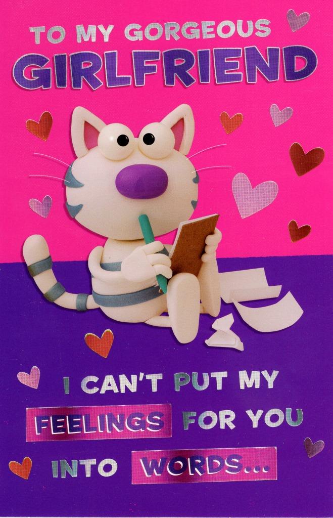 Gorgeous Girlfriend Funny Valentine's Day Card