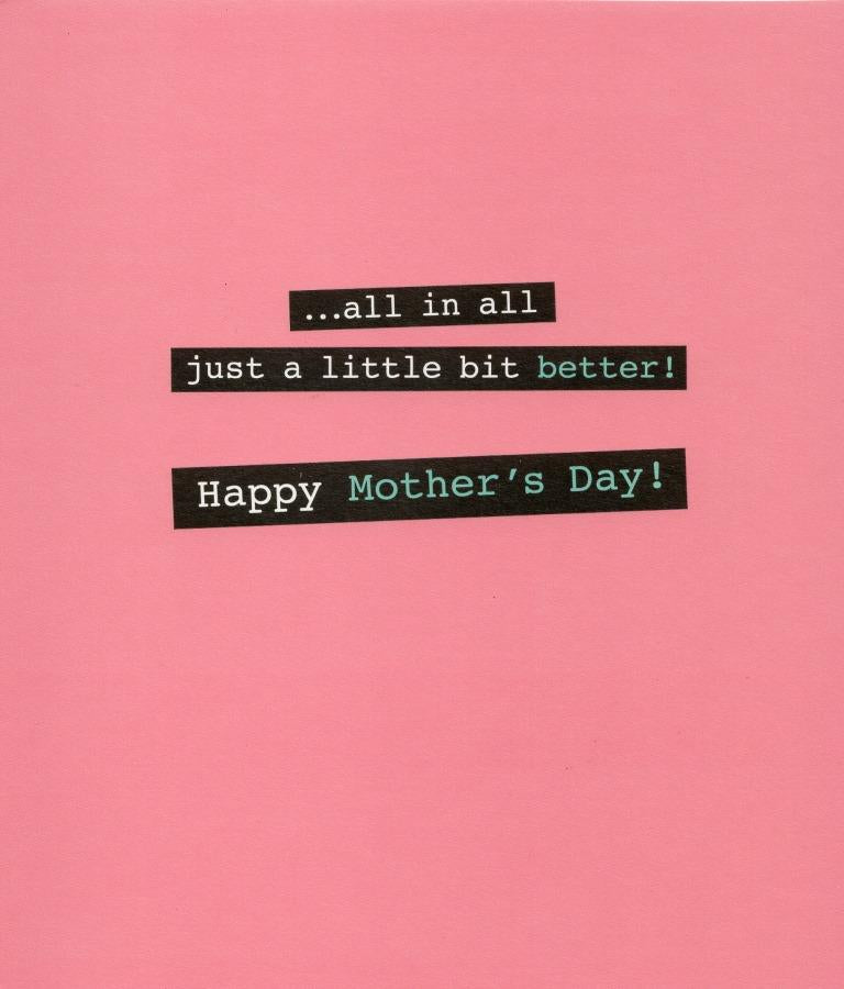 Funny Mum Retro Humour Happy Mother's Day Card