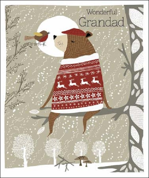 Wonderful Grandma Emma Grant Christmas Greeting Card