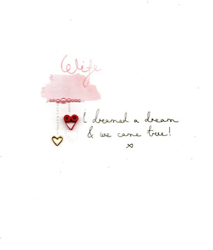 Wife I Dreamed A Dream Valentine's Day Card