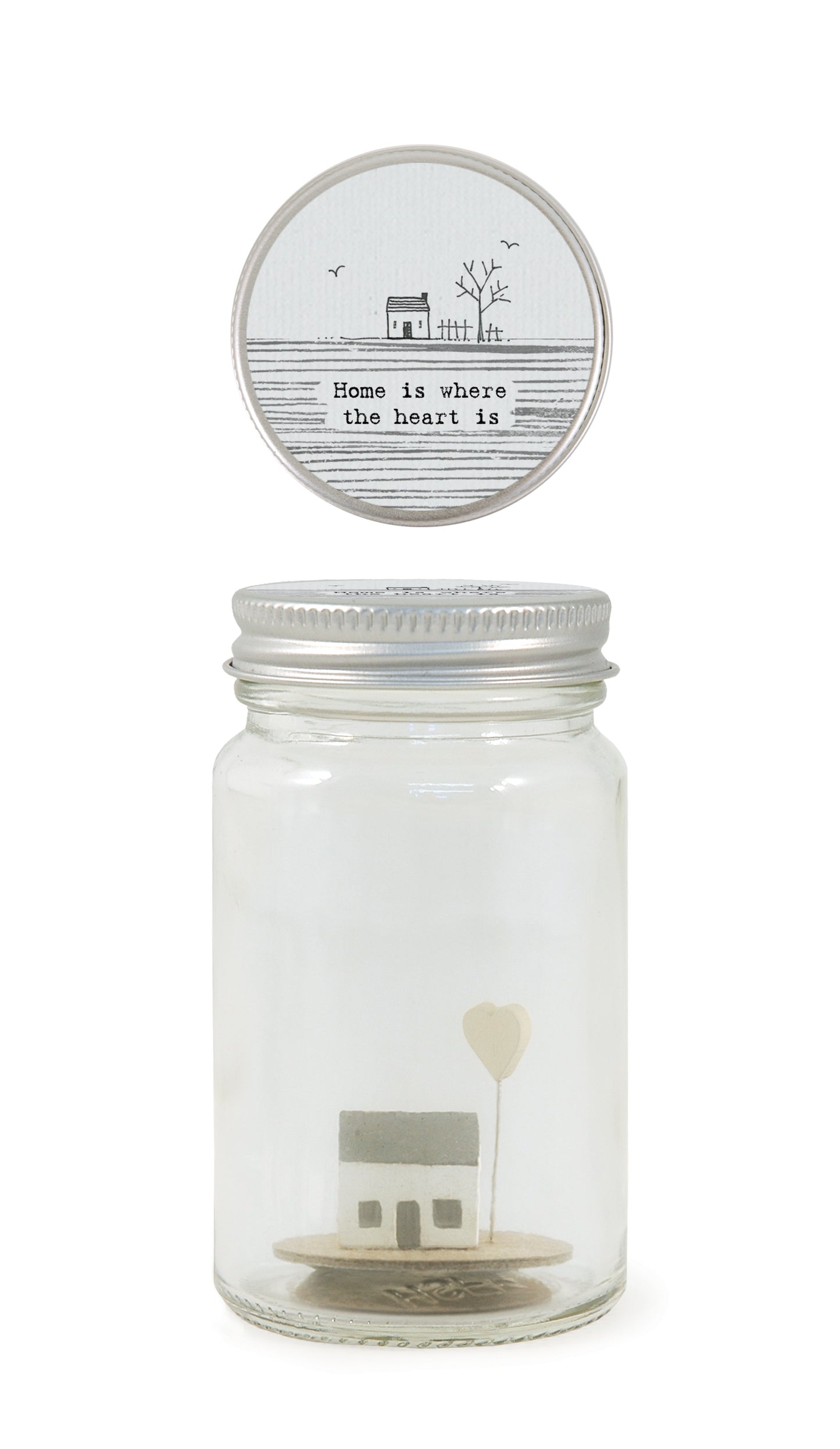 East Of India Home Is Where The Heart Is Little World In A Jar