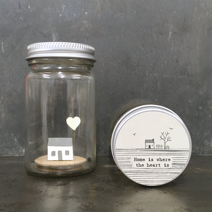 East Of India Home Is Where The Heart Is Little World In A Jar