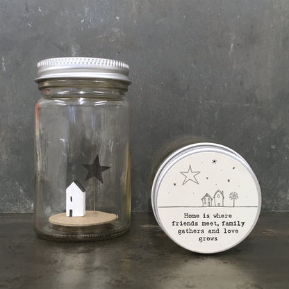 East Of India Home Is Where Love Grows Little World In A Jar