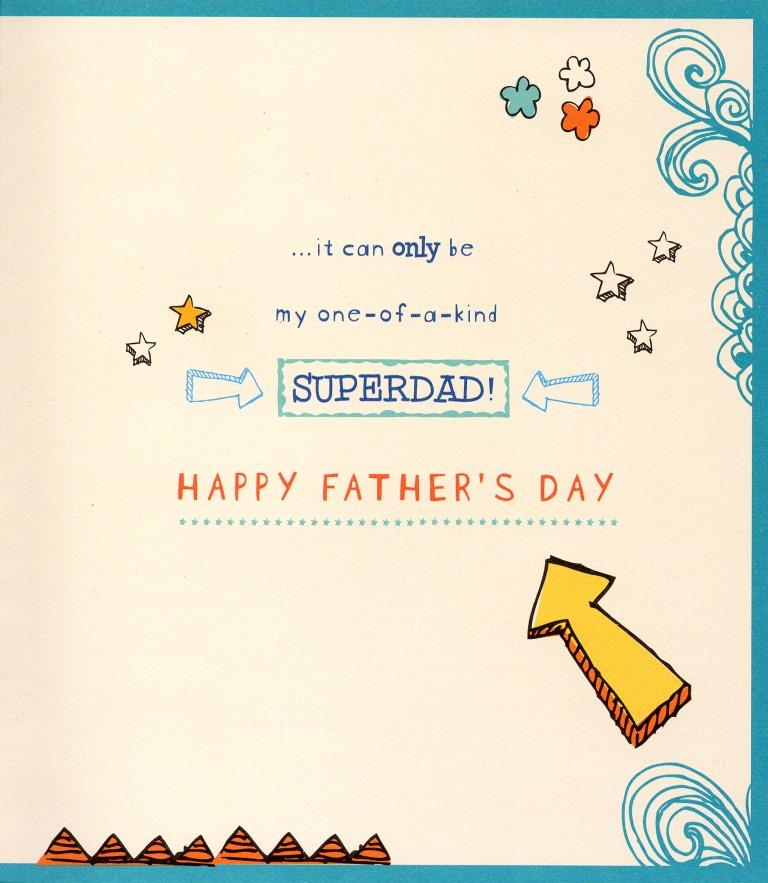 Super Dad Happy Father's Day Card