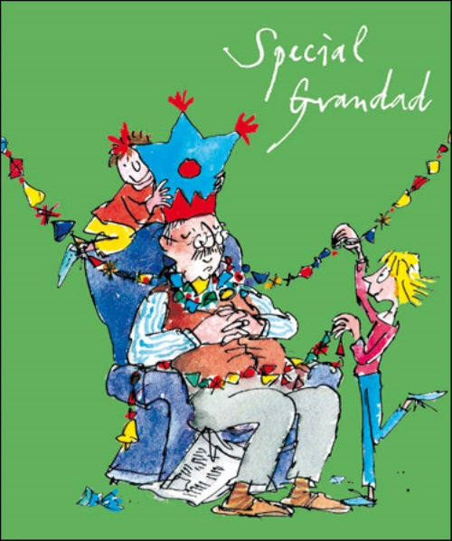 Special Grandad Quentin Blake Christmas Greeting Card