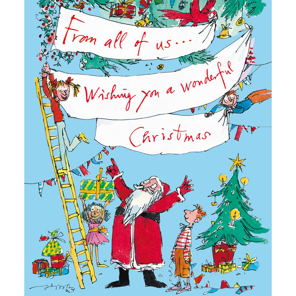 From All Of Us Quentin Blake Christmas Card