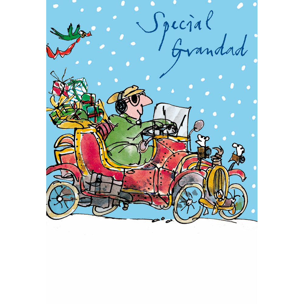 Special Grandad Quentin Blake Christmas Card