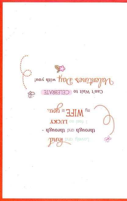 Amazing Wife Thoughtful Verse Valentine's Day Card