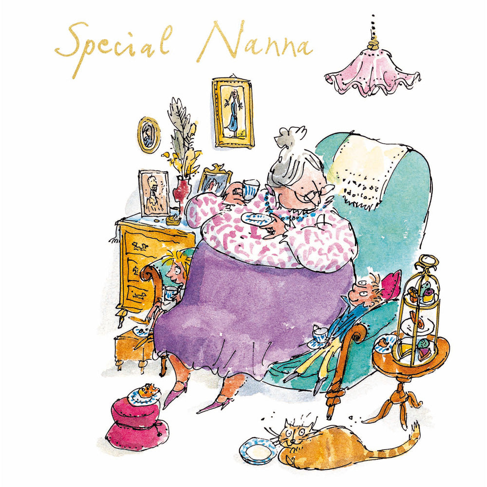 Quentin Blake Special Nanna Mother's Day Greeting Card
