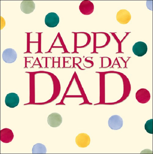 Emma Bridgewater Happy Father's Day Dad Father's Day Greeting Card