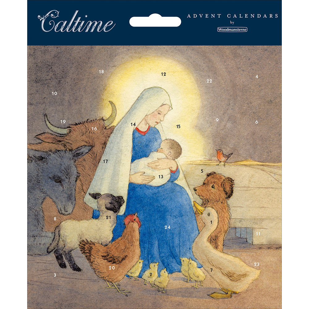 Madonna & Child Advent Calendar Christmas Card