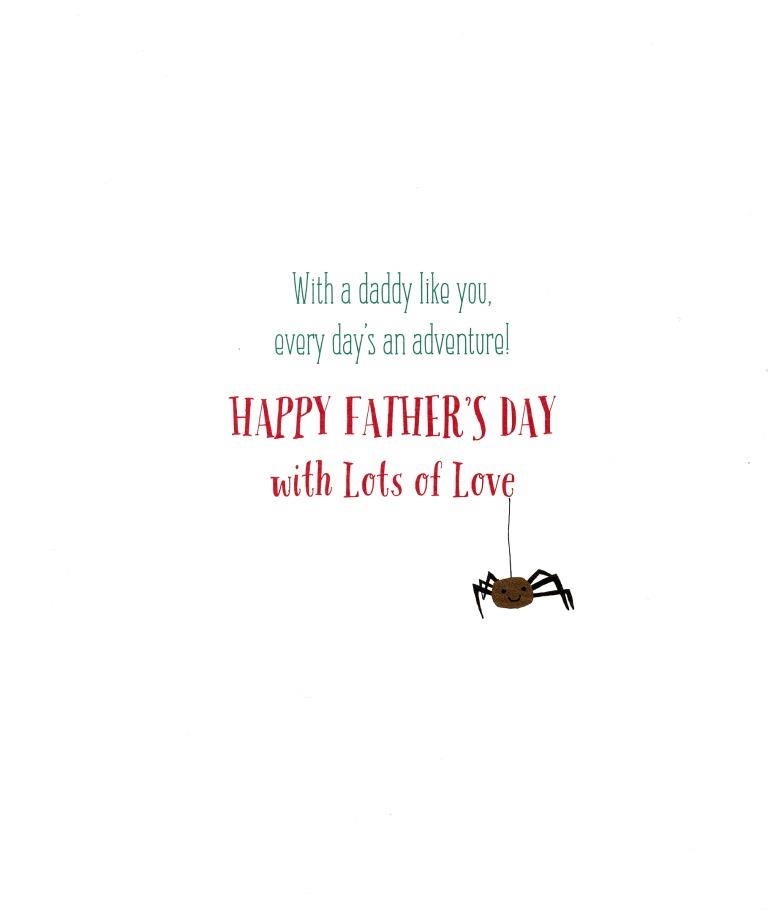 To Daddy From Your Little Explorer Father's Day Card