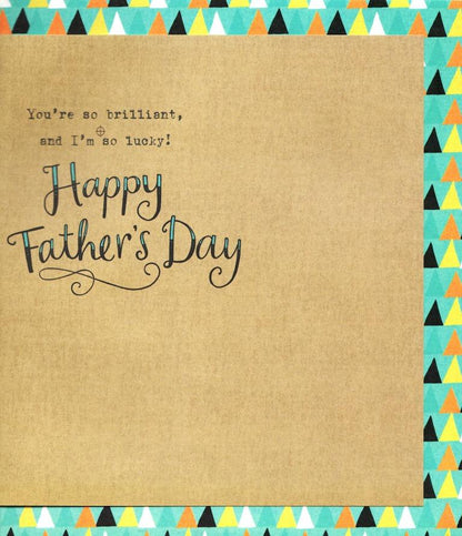Thanks Dad Embellished Father's Day Card
