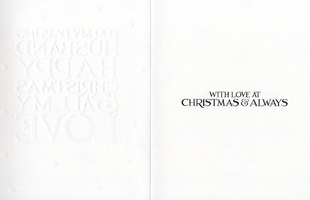 For My Darling Husband Emma Bridgewater Christmas Greeting Card