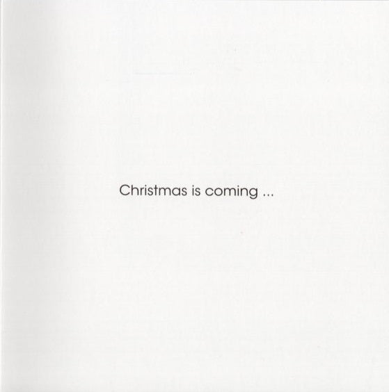 Snowy Santa & Friend Advent Calendar Christmas Card