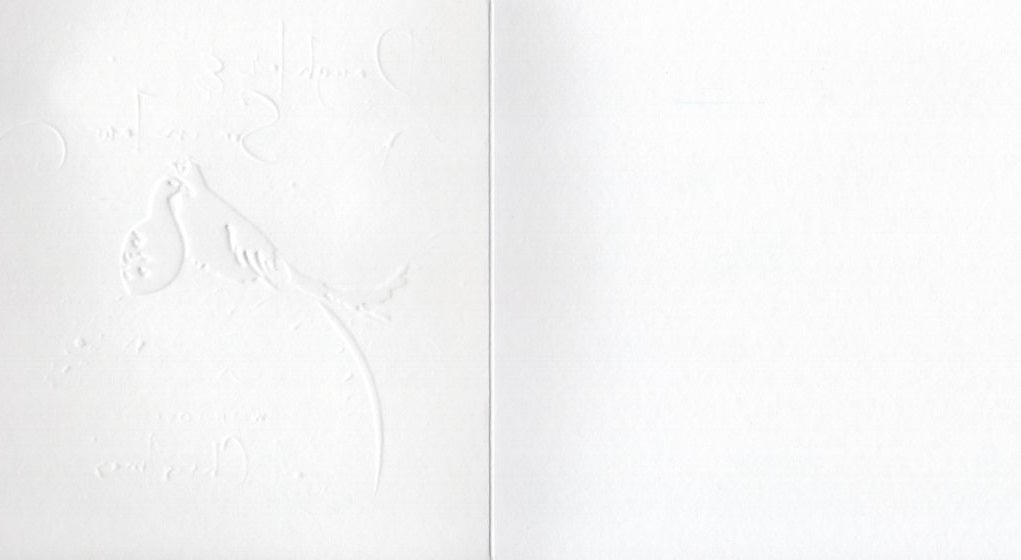 Husband Flying Pheasant Embellished & Embossed Christmas Card