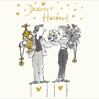 Quentin Blake Dearest Husband Valentine's Day Card