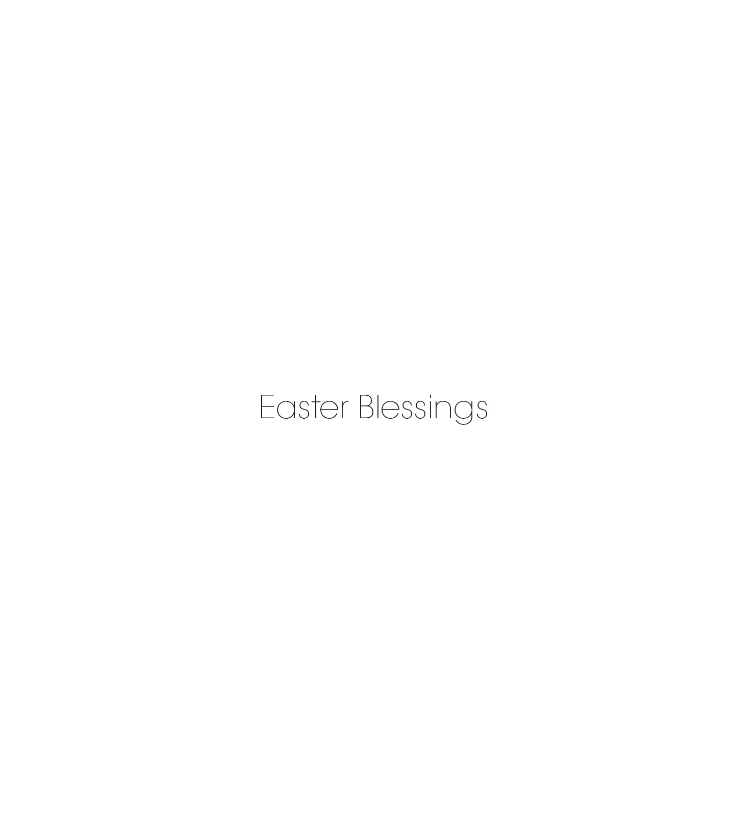 Pack of 5 Easter Blessing Floral Easter Cards