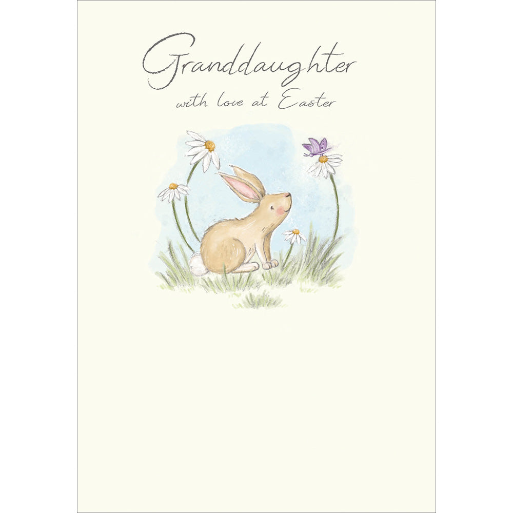 Granddaughter With Love At Easter Card