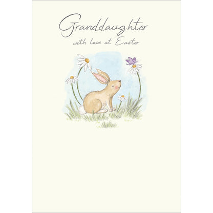 Granddaughter With Love At Easter Card