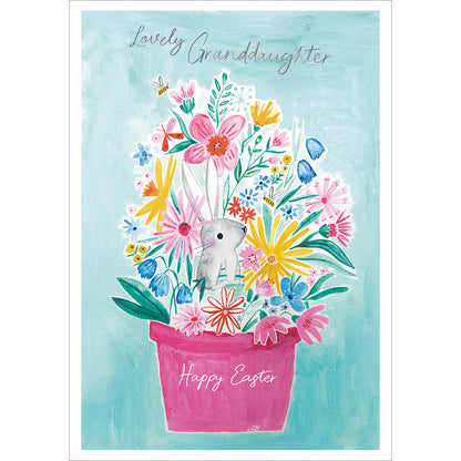 Lovely Granddaughter Bunch Of Joy Easter Card