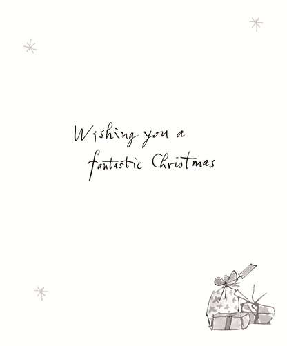 Quentin Blake Great Brother Xmas Tree Festive Christmas Card
