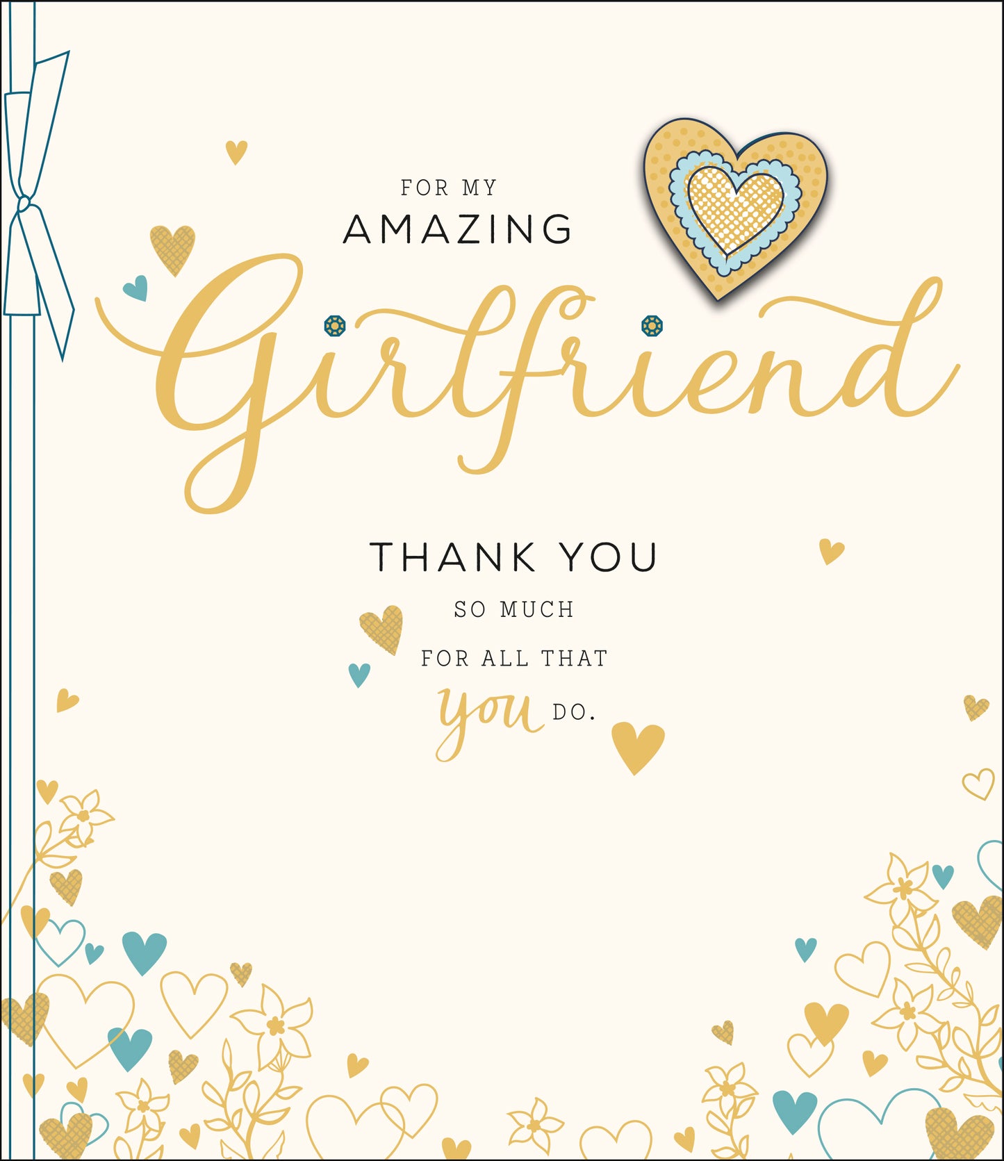 Amazing Girlfriend Embellished Mother's Day Card