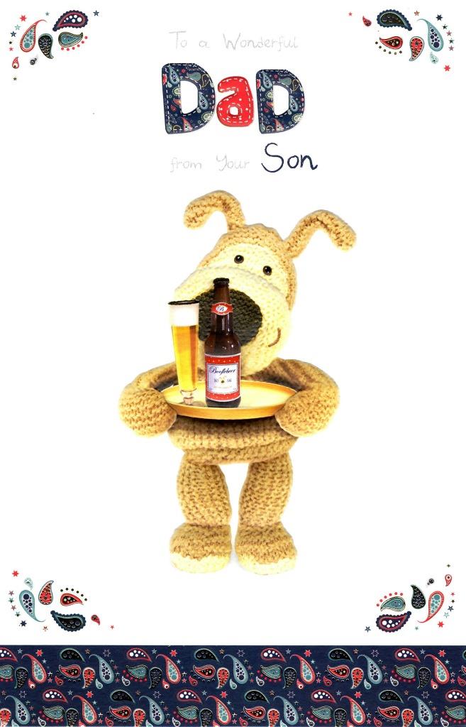 Boofle To Dad From Son Happy Father's Day Card