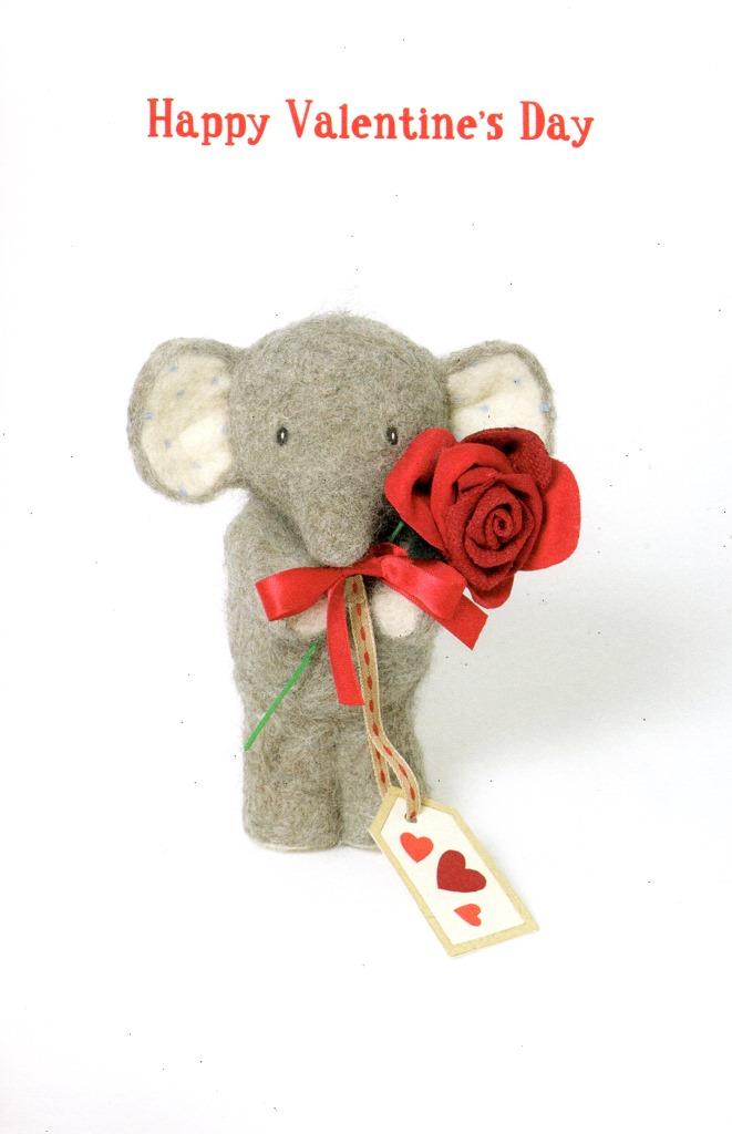 Elliot & Buttons Cute Elephant Valentine's Day Card