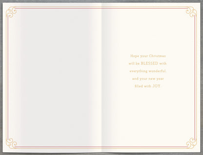 Peace, Hope & Love Traditional Christmas Greeting Card