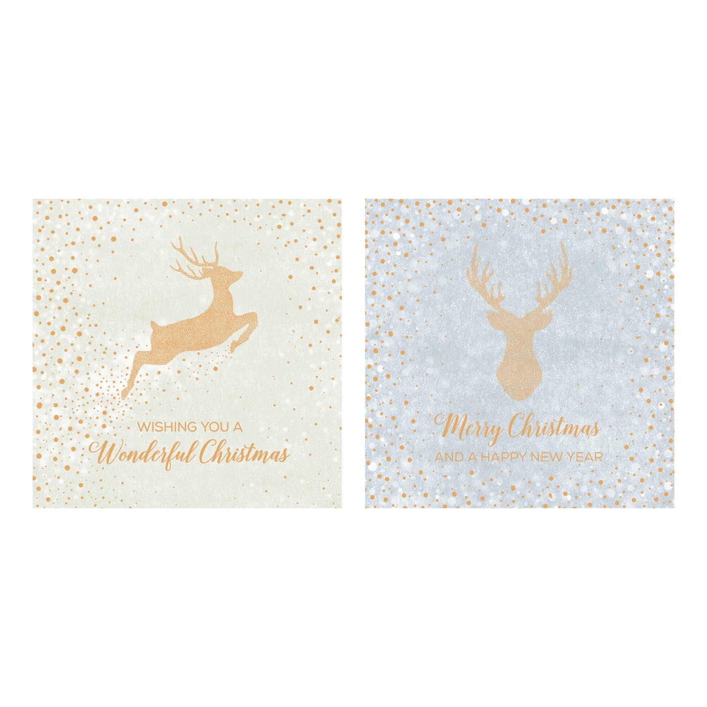 Box of 10 Stags British Heart Foundation Charity Christmas Cards