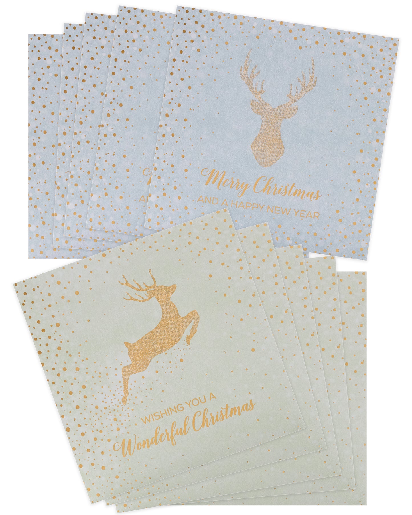 Box of 10 Stags British Heart Foundation Charity Christmas Cards