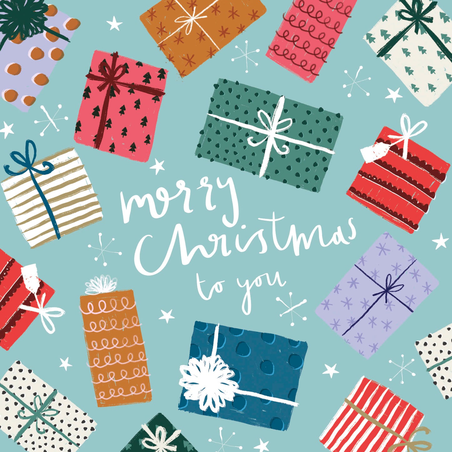 Pack of 8 Merry Christmas Marie Curie Charity Christmas Cards