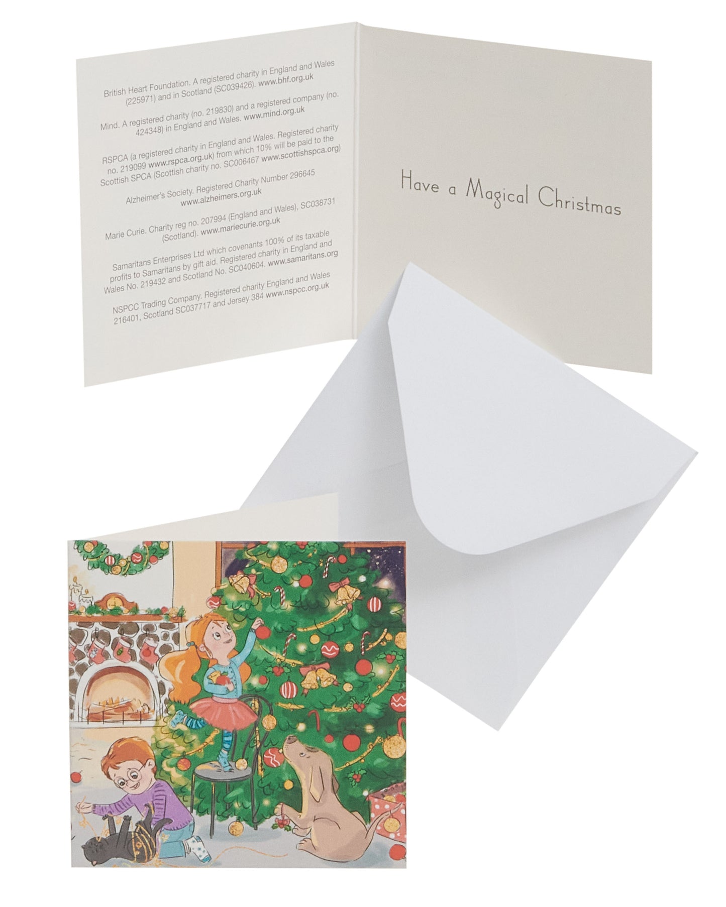 Box of 30 Assorted Mini Cartoon Multiple Charity Christmas Cards