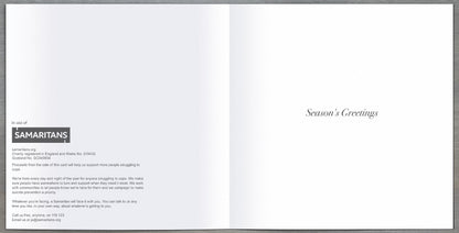 Pack of 8 Twelve Days Of Christmas Samaritans Charity Christmas Cards