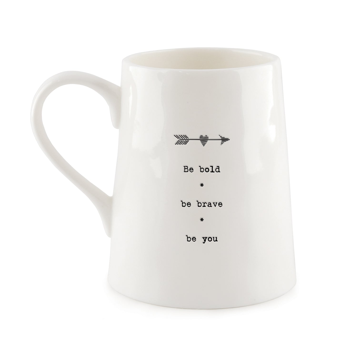 East Of India Be Bold Be You Porcelain Mug In A Gift Box