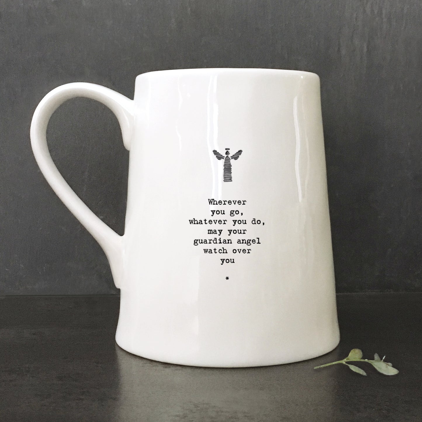 East Of India Watch Over You Porcelain Mug In A Gift Box
