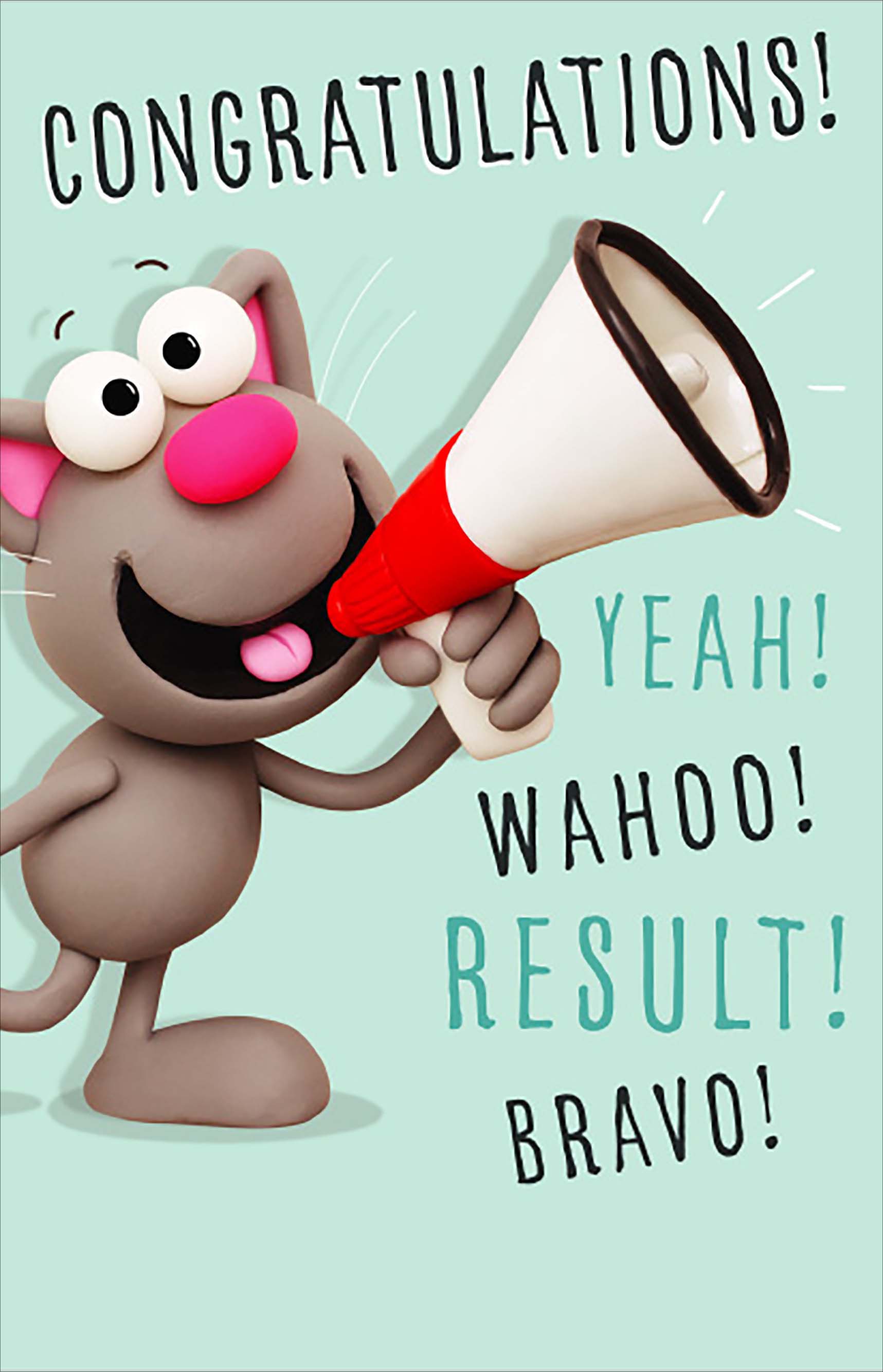 Congratulations Incentive Congratulations! Yeah! Result! Bravo! Funny Greeting Card – Love Kate's