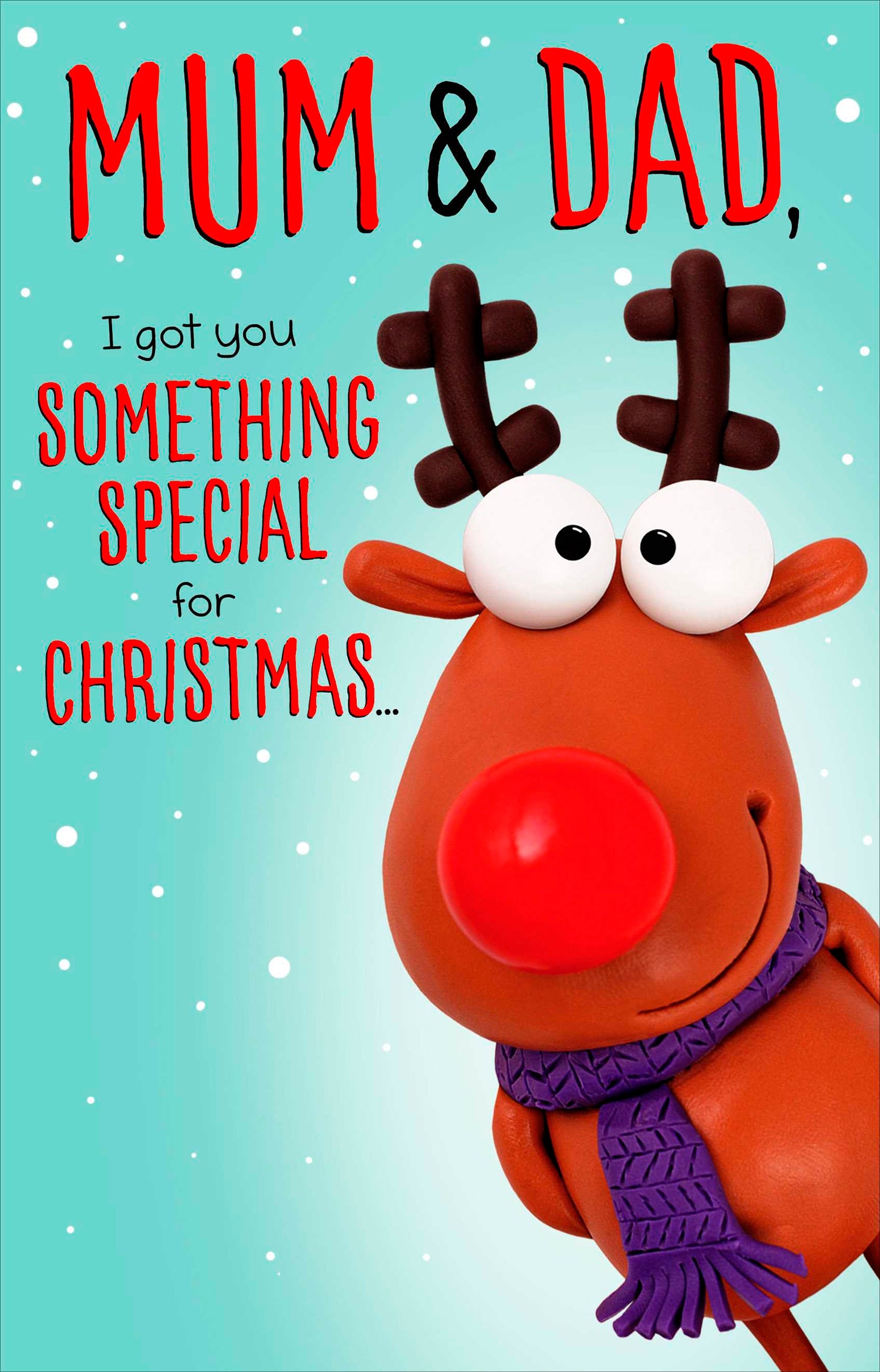 Mum & Dad Special Pop Up Funny Christmas Greeting Card