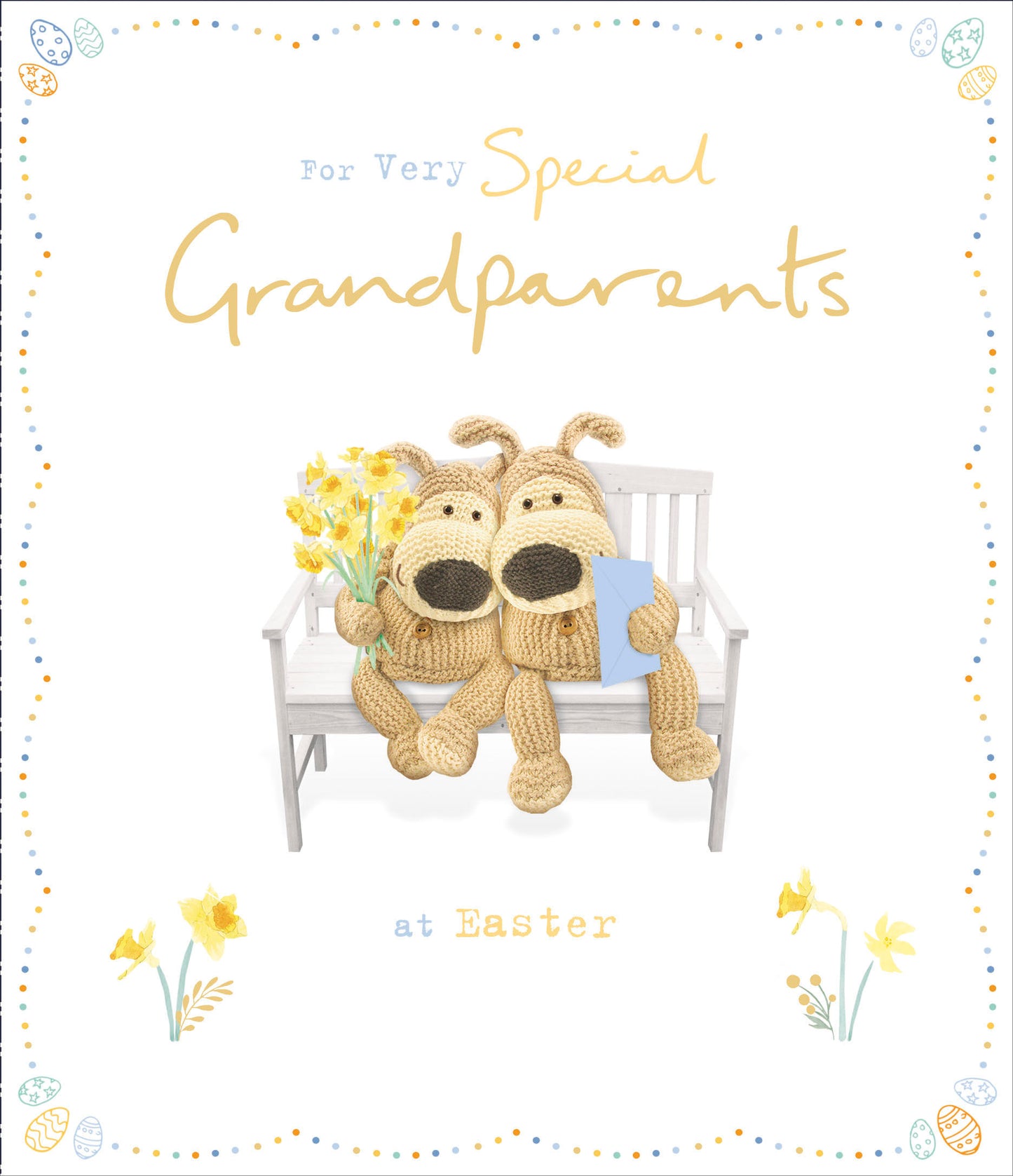 Boofle For Very Special Grandparents Easter Greeting Card